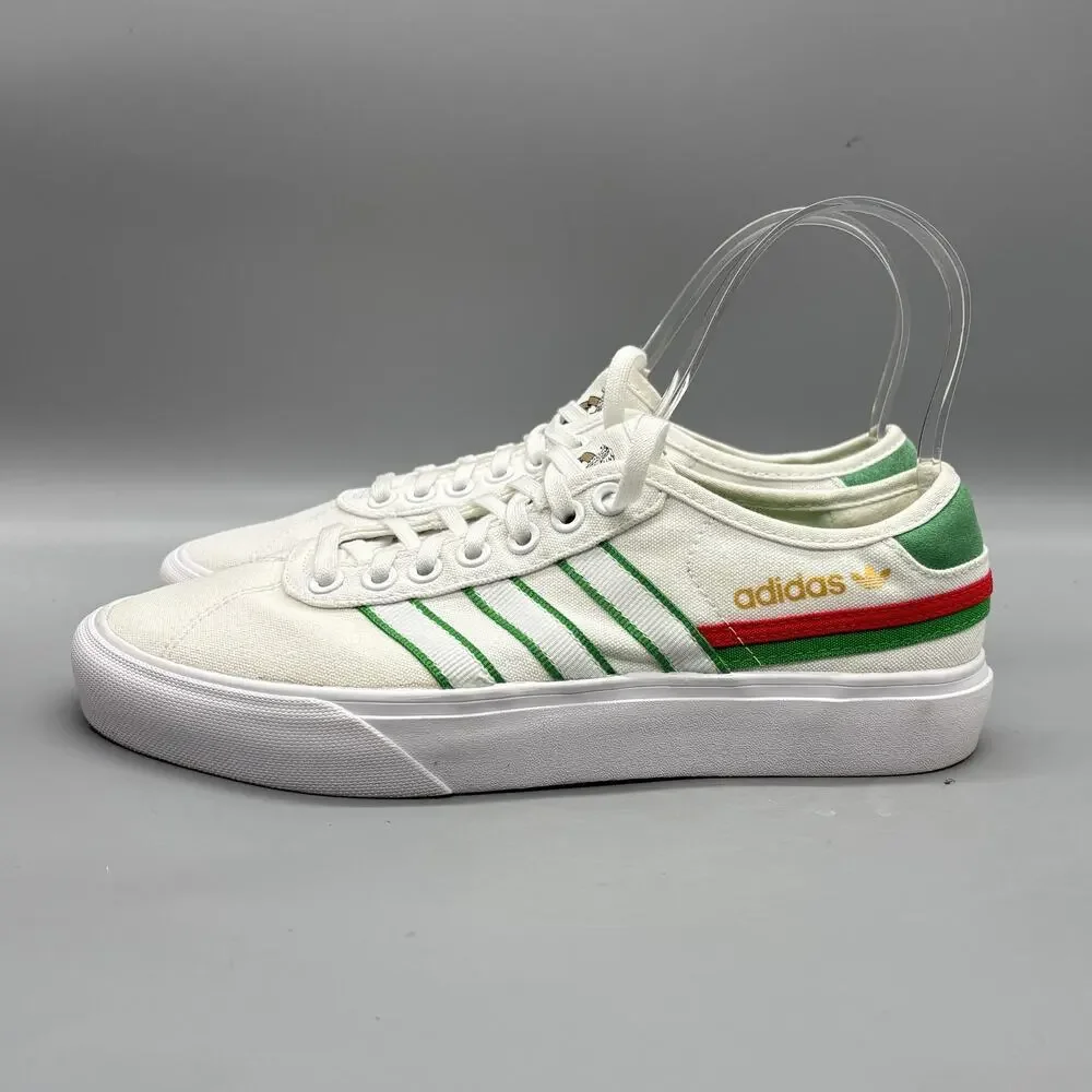 Adidas Originals Shoes Mens 7 White Canvas Seleccion Nacional Mexico Sneakers